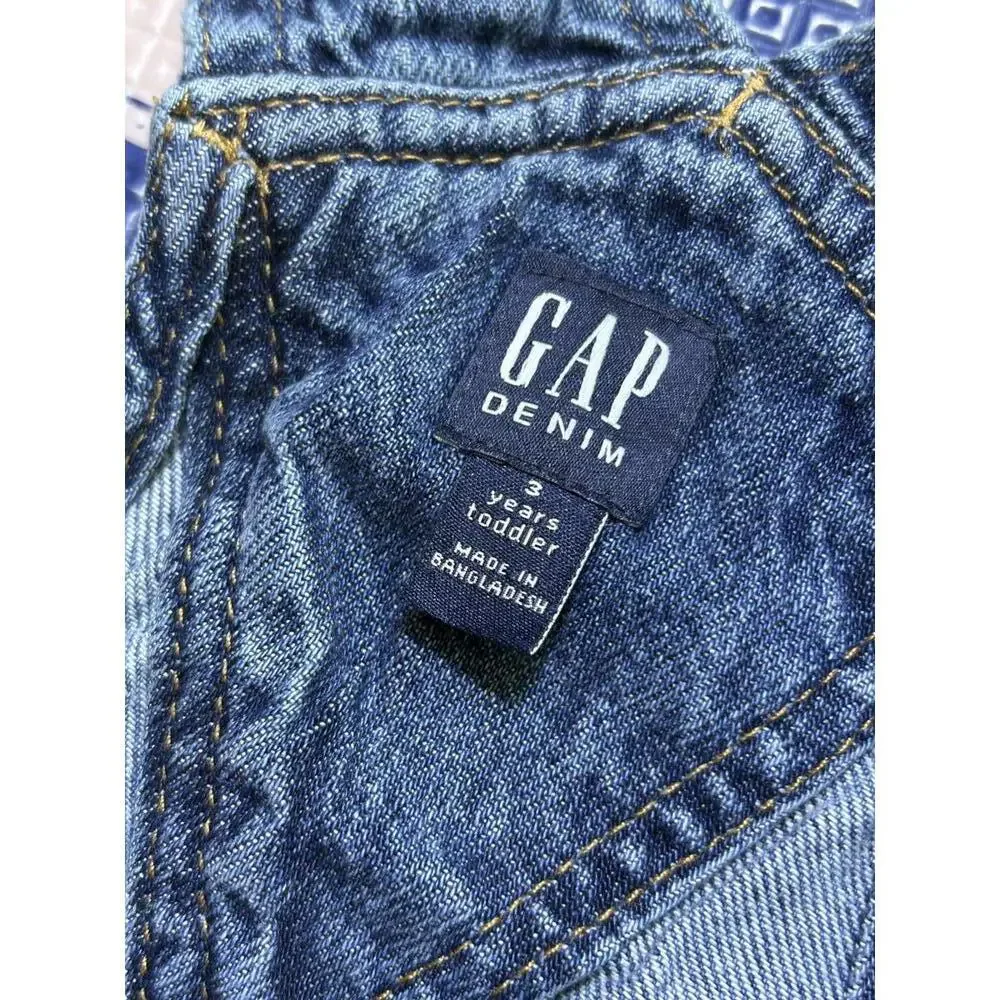 100% Cotton! 🌎 Baby Gap Denim Overalls Sz. 3yrs. by Loving Kindness Everyday - Picture 1 of 13